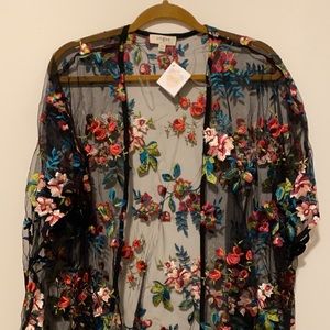 Umgee Embroidered Kimono